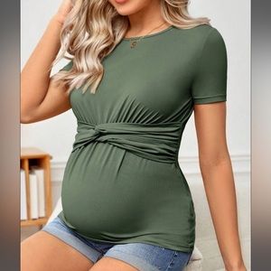 Maternity Front Twist Top